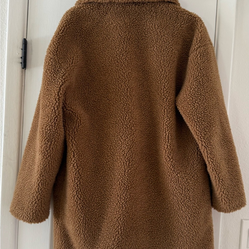 Abercrombie & Fitch brown teddy bear jacket - Picture 5 of 5